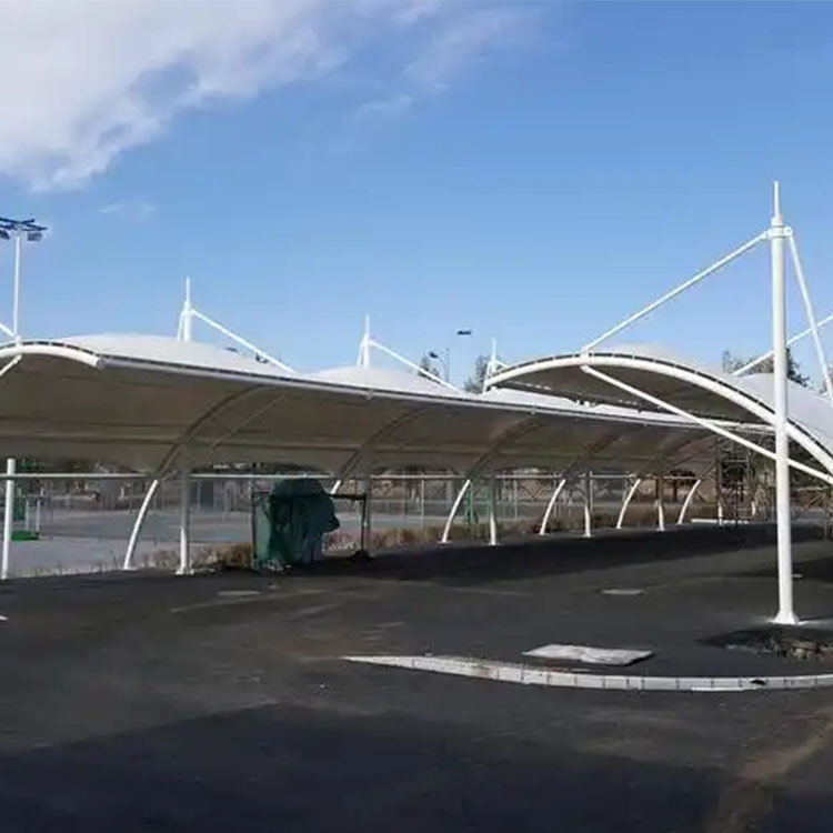 鲁甸县膜结构电动车棚