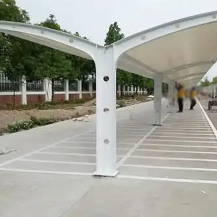 鲁甸县膜结构电动车棚