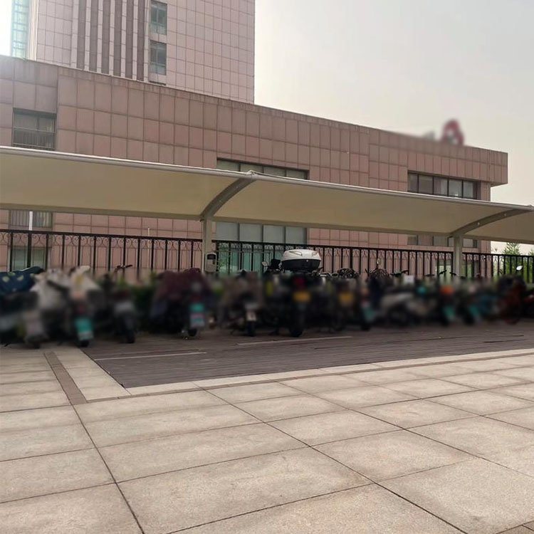 鲁甸县膜结构电动车棚